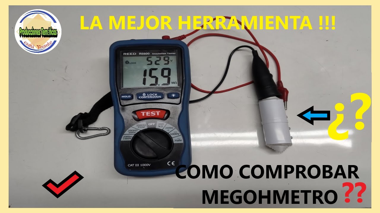 SUPEER herramienta!!,,,COMPROBADOR DE LECTURA para MEGOHMETRO