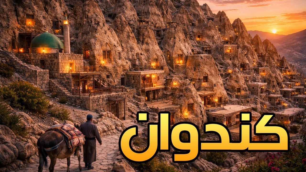 المنازل المنحوتة | قرية كندوان | تبريز | إيران | 2022
