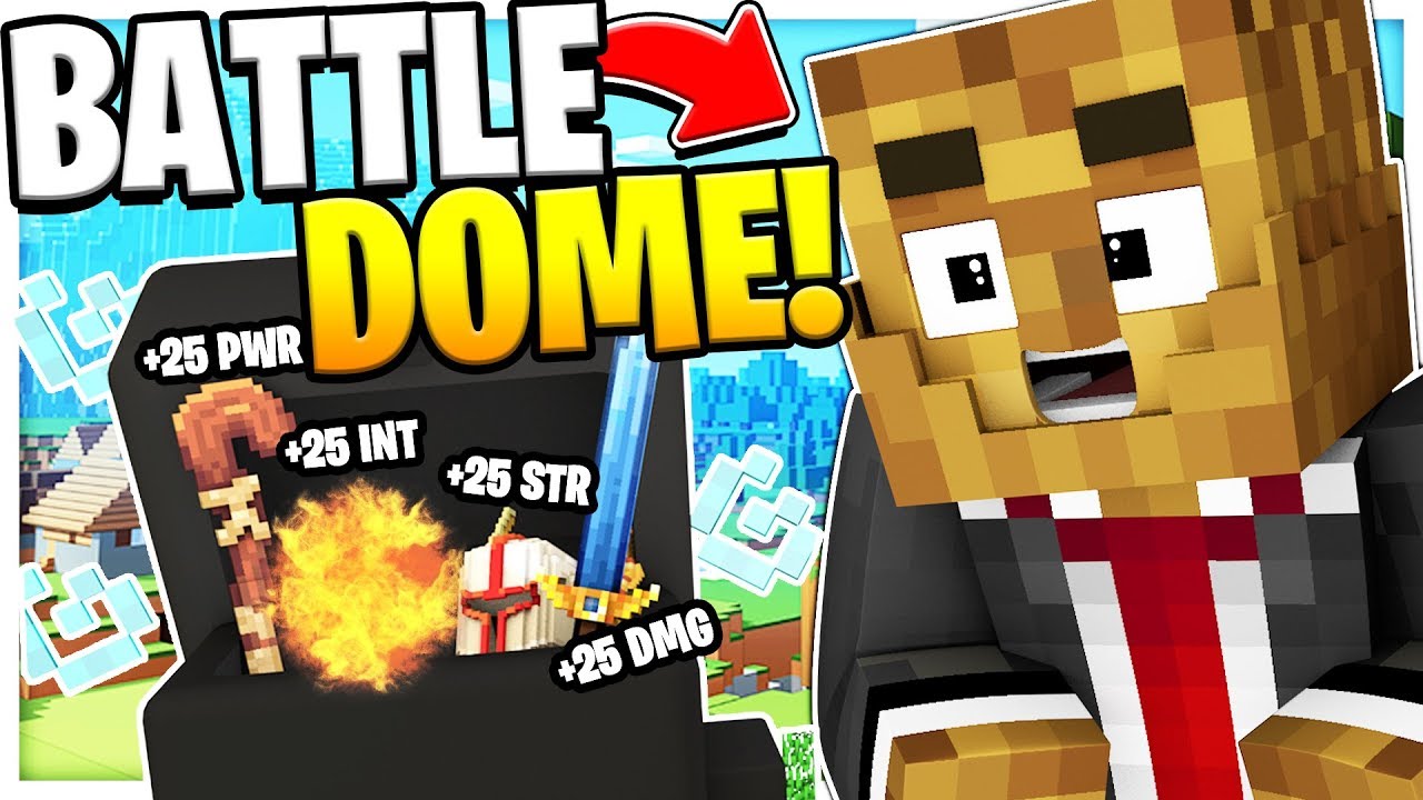 THE MOST EPIC BATTLEDOME EVER! - MASSIVE BATTLEDOME UPDATE *CUSTOM DUNGEONS MOD* -MINECRAFT