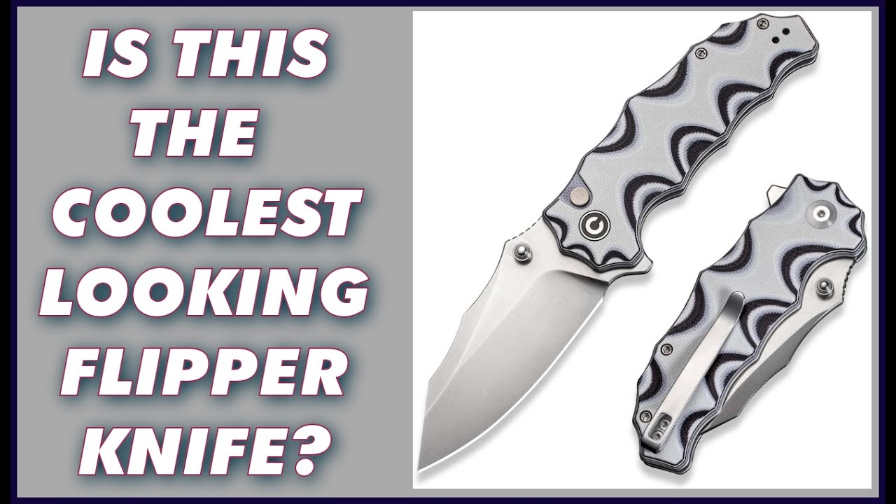 IS THIS THE COOLEST LOOKING FLIPPER KNIFE? CIVIVI Natterjack Pocket Folding Knife Thumb Stud Flipper