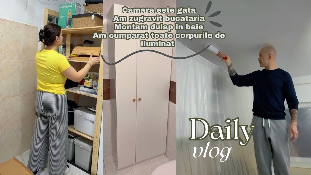 Bucataria e aproape gata/Cumpărături din Lidl și Ikea