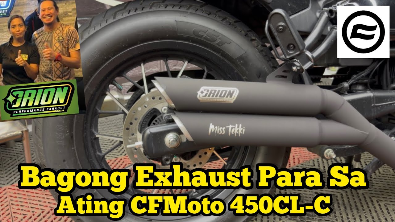 Bagong Exhaust Para Sa Aking CFMoto 450CL-C Cruiser!!