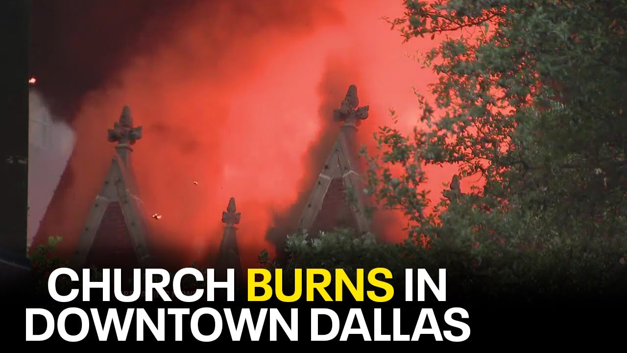 Downtown Dallas fire: Flames destroy part of First Baptist Dallas historic sanctuary