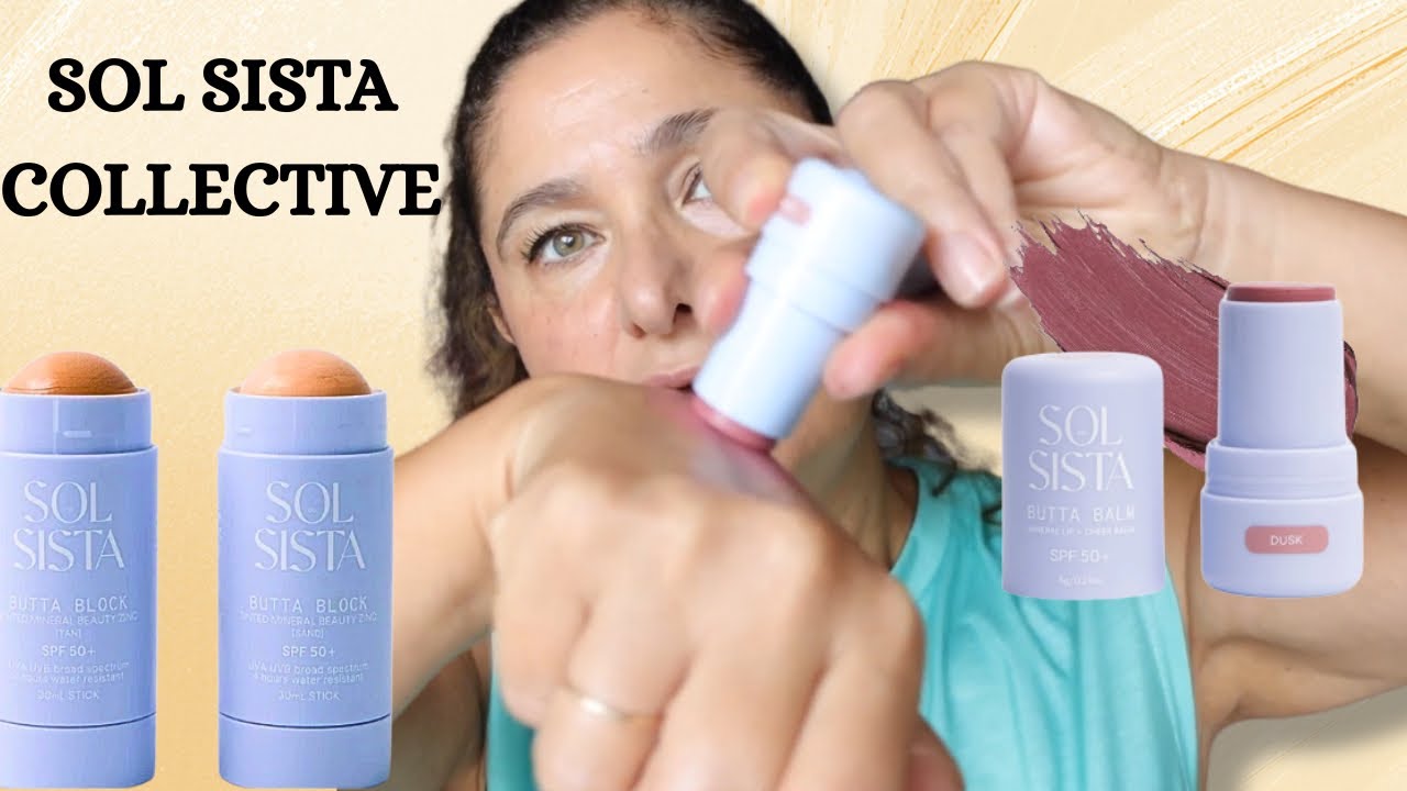*Обзор и демонстрация* Тональный крем и румяна Sol Sista Collective!