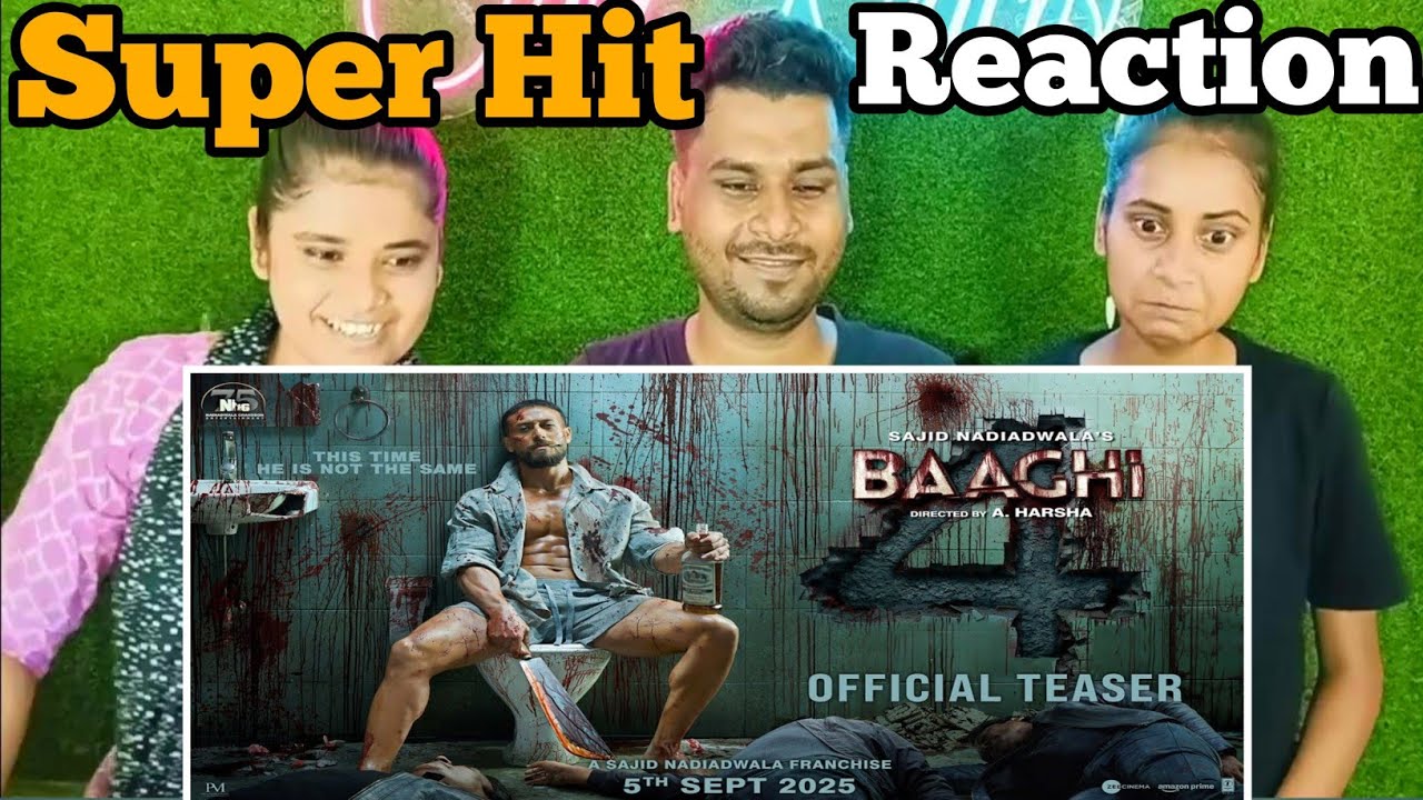 Baaghi 4 Teaser | Tiger, Sanjay, Harnaaz, Sonam | Sajid Nadiadwala | Baaghi 4 Teaser Reaction 