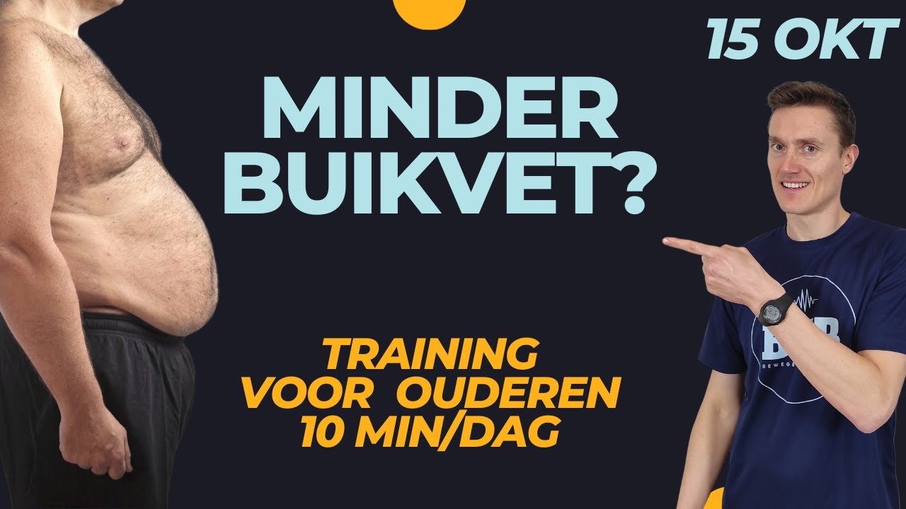 5 redenen om MINDER BUIKVET te hebben! (+10MIN training voor ouderen)