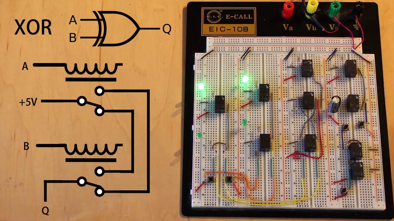 Relay Calculators: Episode 3 - Relay Logic Gates, Latches and Delays