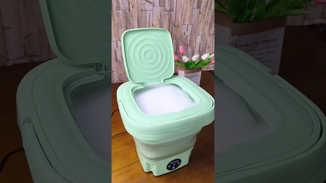 Baby clothes made easy with this compact washer #fok #handsfree