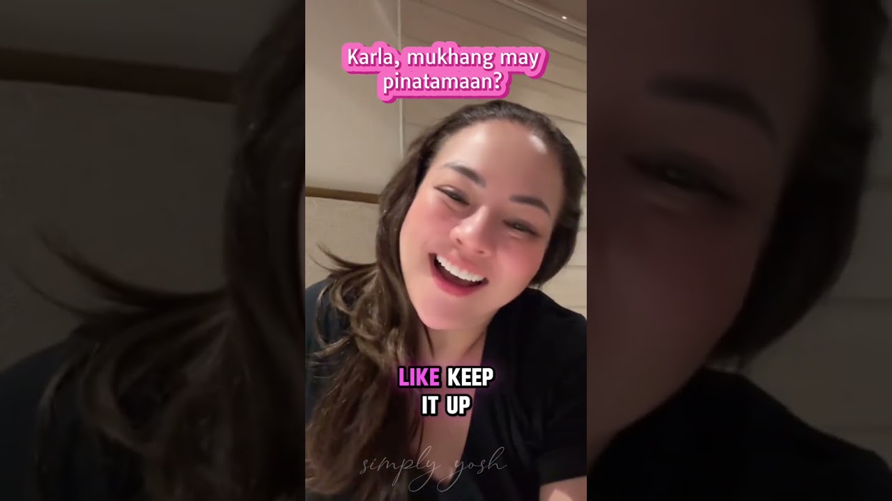 KARLA ESTRADA MUKHANG MAY PINAPA TAMAAN 🤣 #karlaestrada #shorts