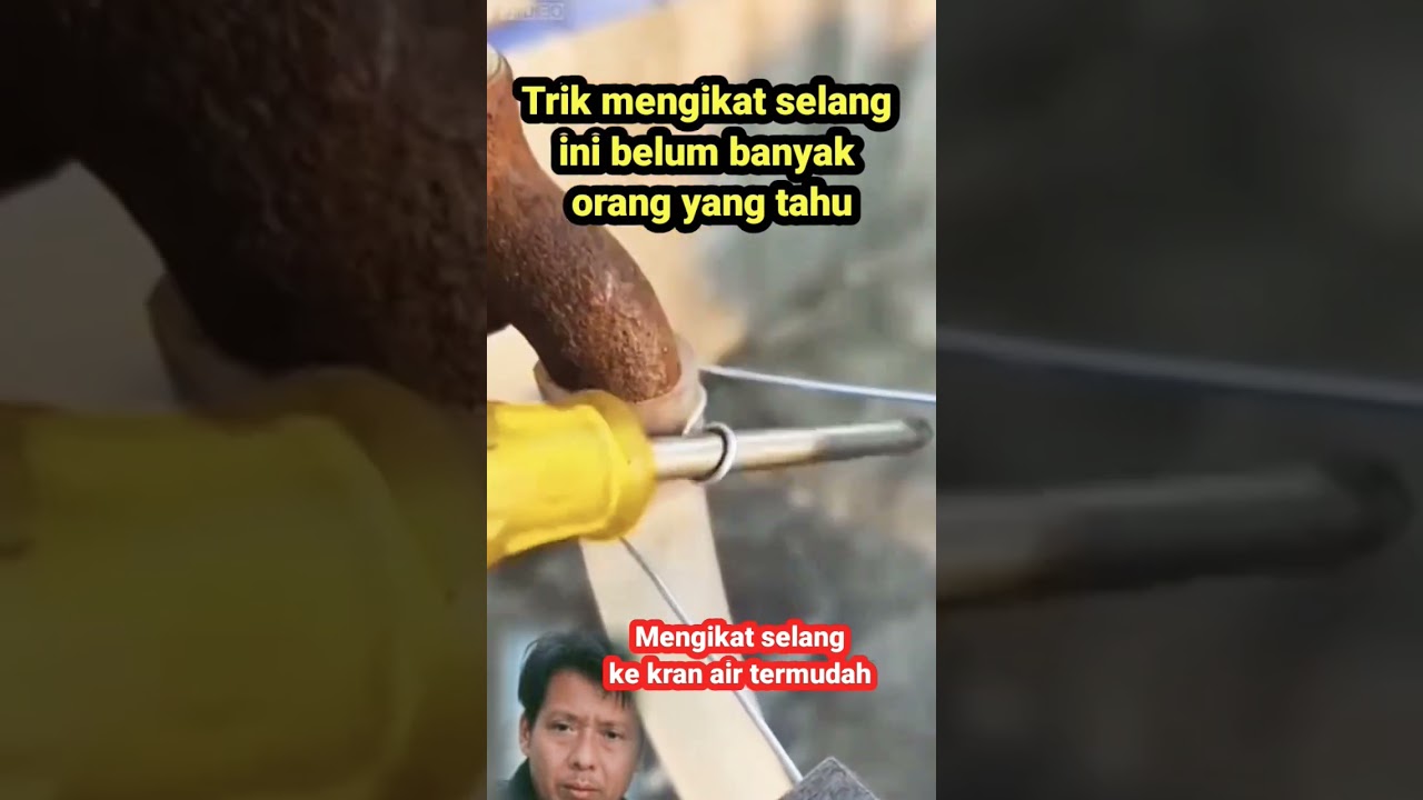 Ini mudah murah dan kuat ikat selang pakai kawat #fypage #fypシ゚viral #cara #caramudah