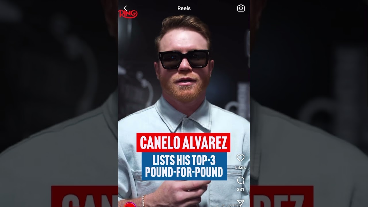 Canelo Álvarez Reveals His Top 3 Pound-for-Pound Fighters! 👑” 