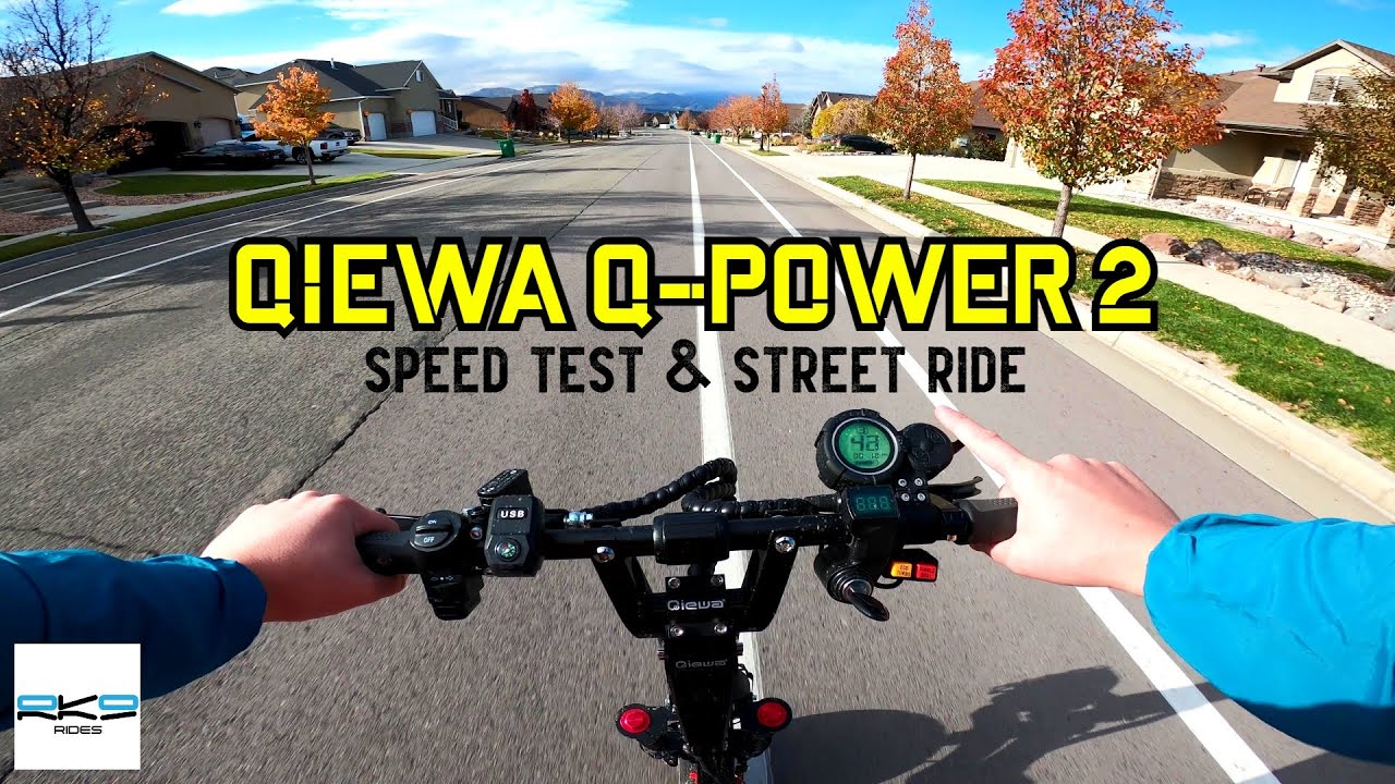 Can the Qiewa Q-Power 2 Actually Go 60 MPH? Speed Test & Street Ride