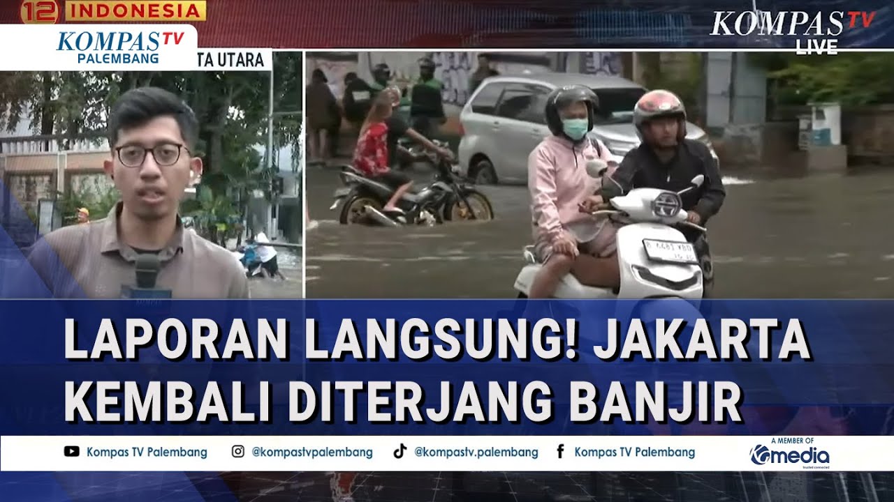 Lagi! Jakarta Diterjang Banjir, Aktivitas Warga Terganggu