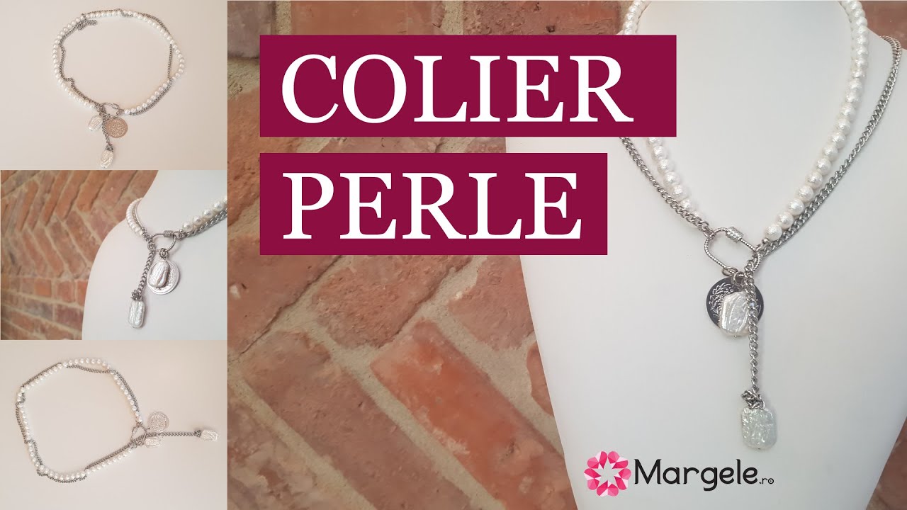 Tutorial Colier Perle cu Lanț Inox