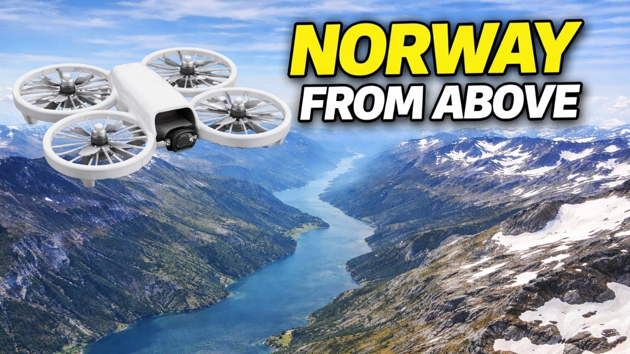 DJI Flip Captures Epic Norwegian Landscapes from Above