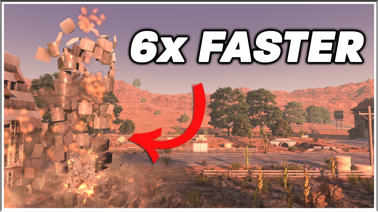 I Made 7DTD Buildings Collapse 6x Faster (And It's Beautiful)