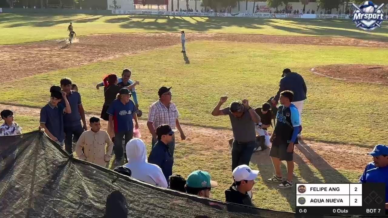 Gran final liga de baseball tercera fuerza / Felipe Angeles vs Agua Nueva /6to de la serie
