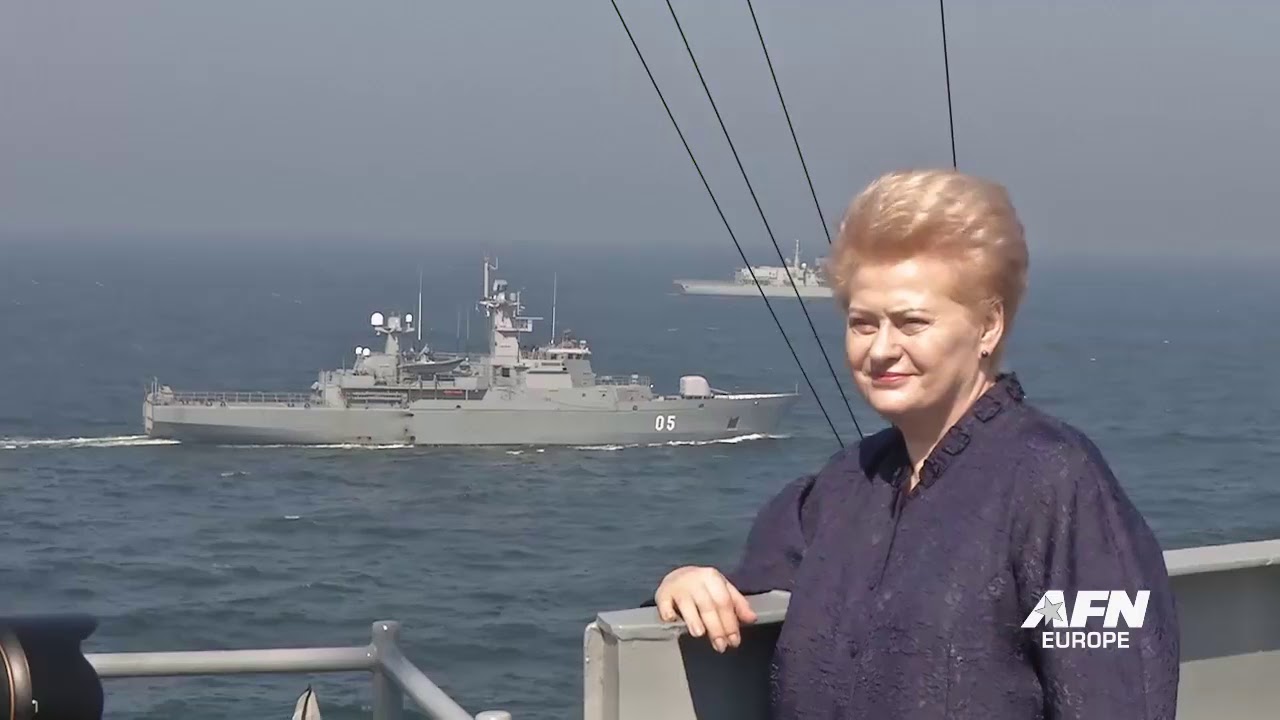 The President of Lithuania visited USS Mount Whitney