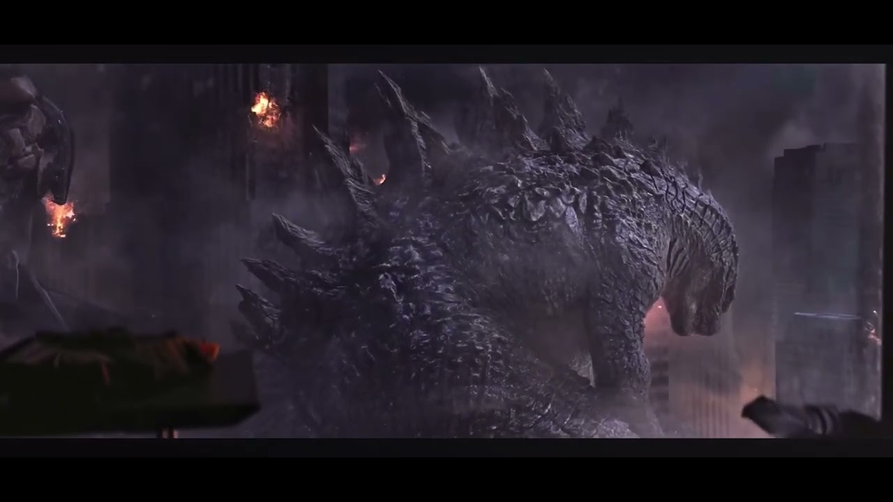 Godzilla vs Muto with Showa era sounds part 2