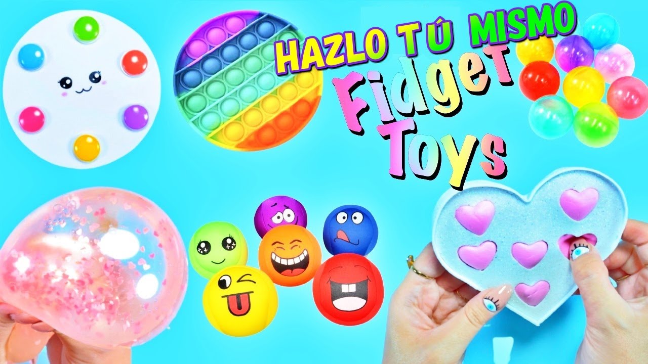 FIDGET TOYS Y MÁS IDEAS QUE TE VAN A ENCANTAR - HAZLO TÚ MISMO - Corazoncito POP IT y más..