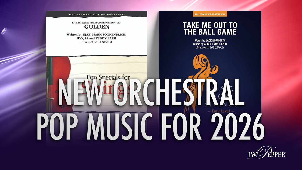 New Orchestral Pop Music for 2026  |  Movie, TV & Pop Hits for String Orchestra