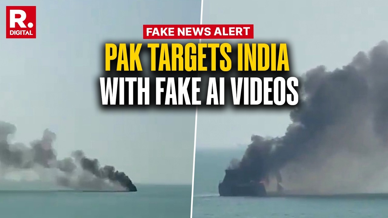 Pakistan Generates Fake AI Videos On Iran's Warship IRIS Dena To Defame India