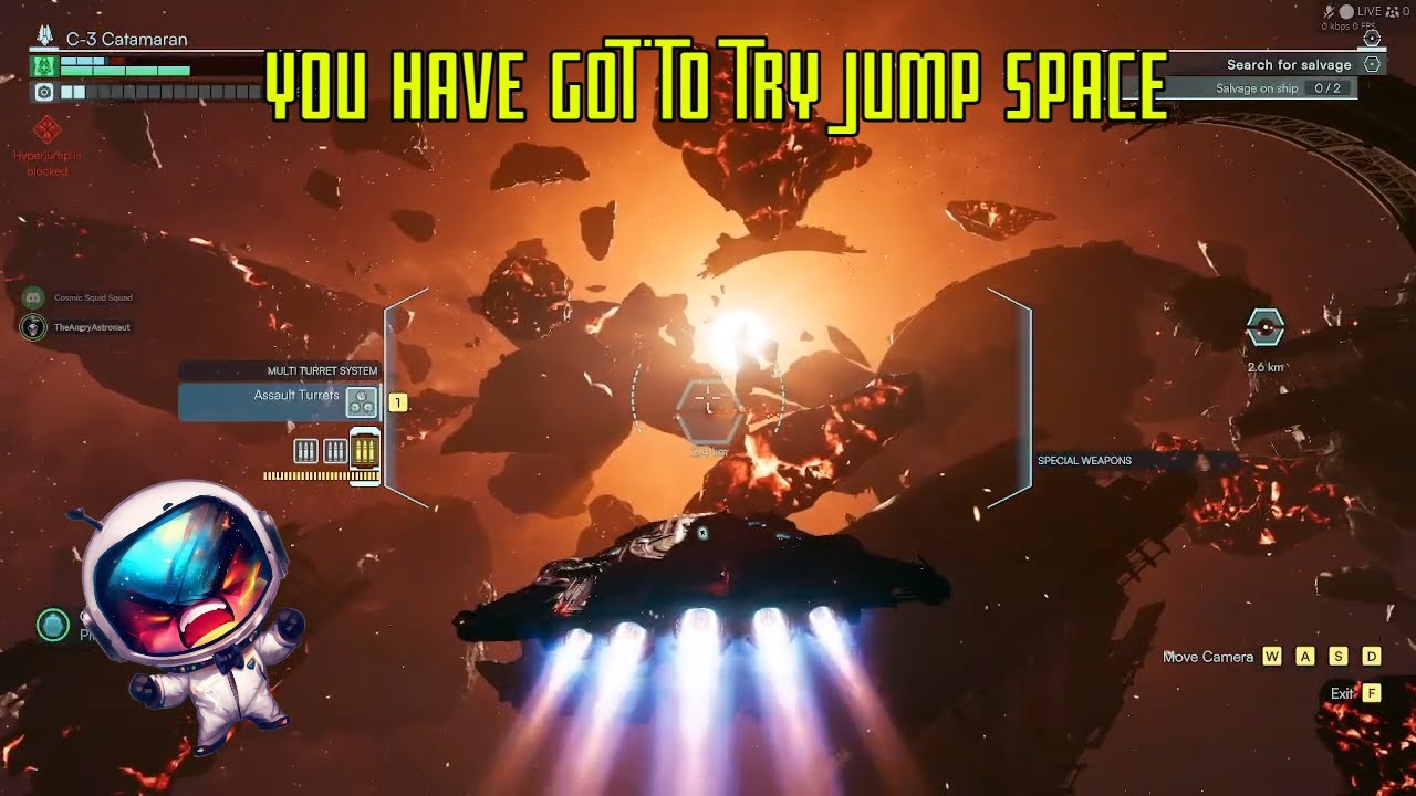 Playing Jump Space with Friends