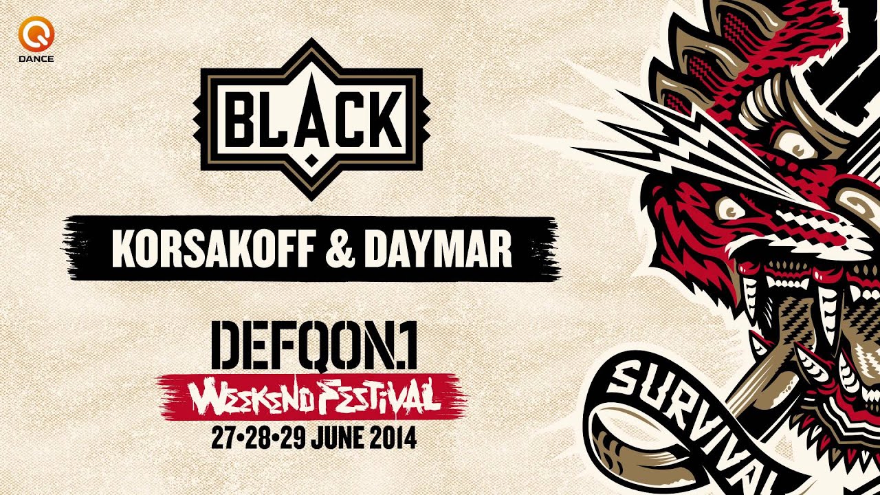 The colors of Defqon.1 mixes | Black by Korsakoff & Daymar