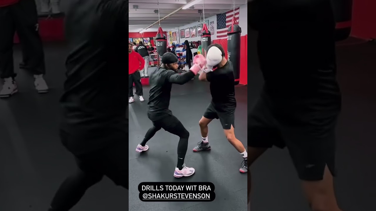New!!Shakur Stevenson and Montana Love WORKING!!!#boxing #shakurstevenson #philadelphia #jaronennis