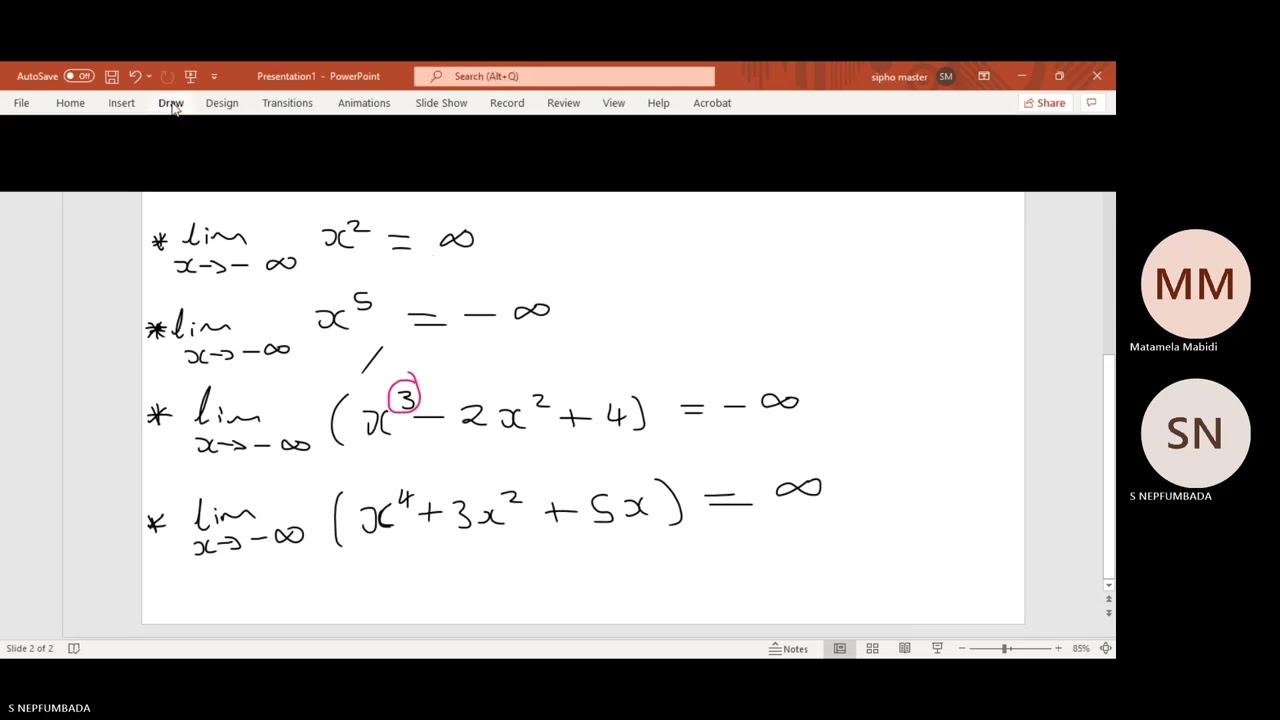 FMT1140 The Limit Approaches the infinity
