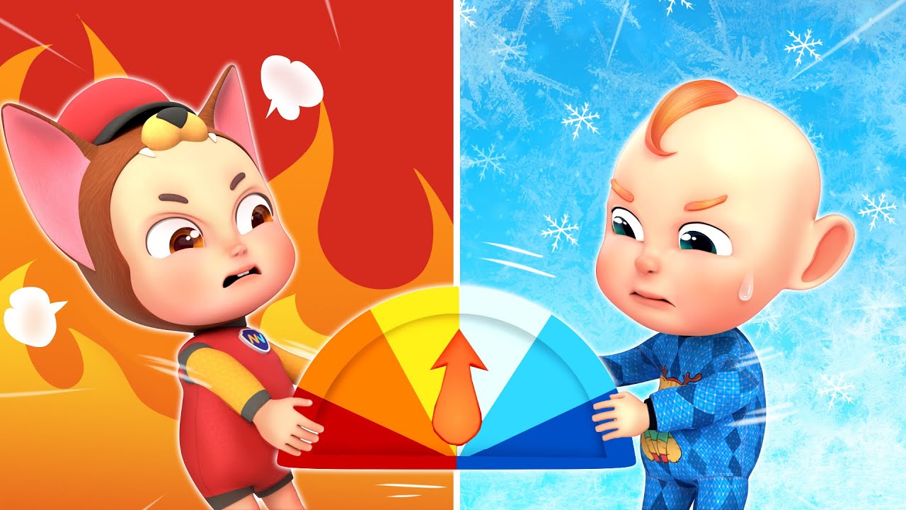 Hot vs Cold Song 🔥❄️ | Safety Rules & Good Habits | Rosoo Nursery Rhymes