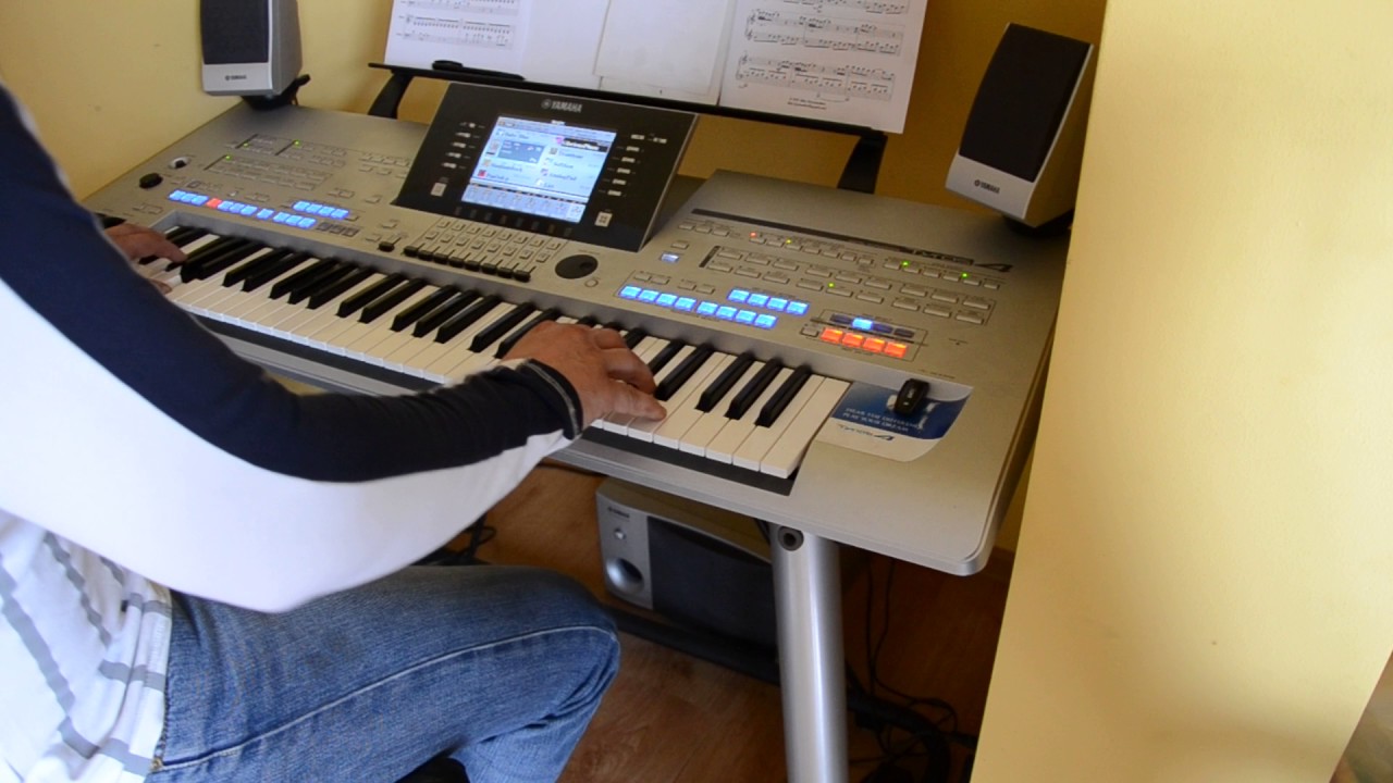New Collective - Baby Blue - Yamaha - Keyboard - Tyros 4 (Cover)