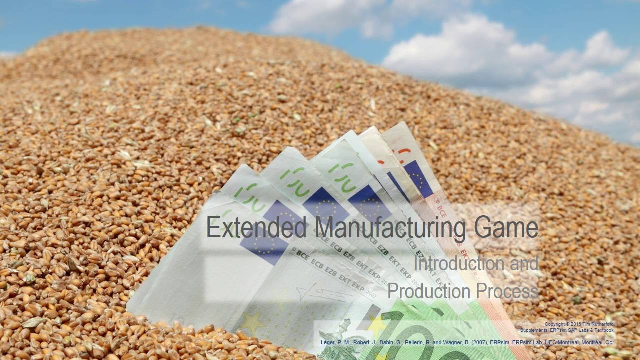 Intro to ERPsim Manufacturing Game