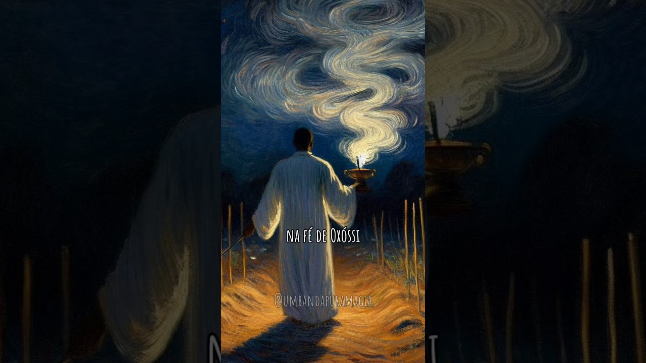 ponto de defumação / nossa senhora incensou a jesus Cristo          