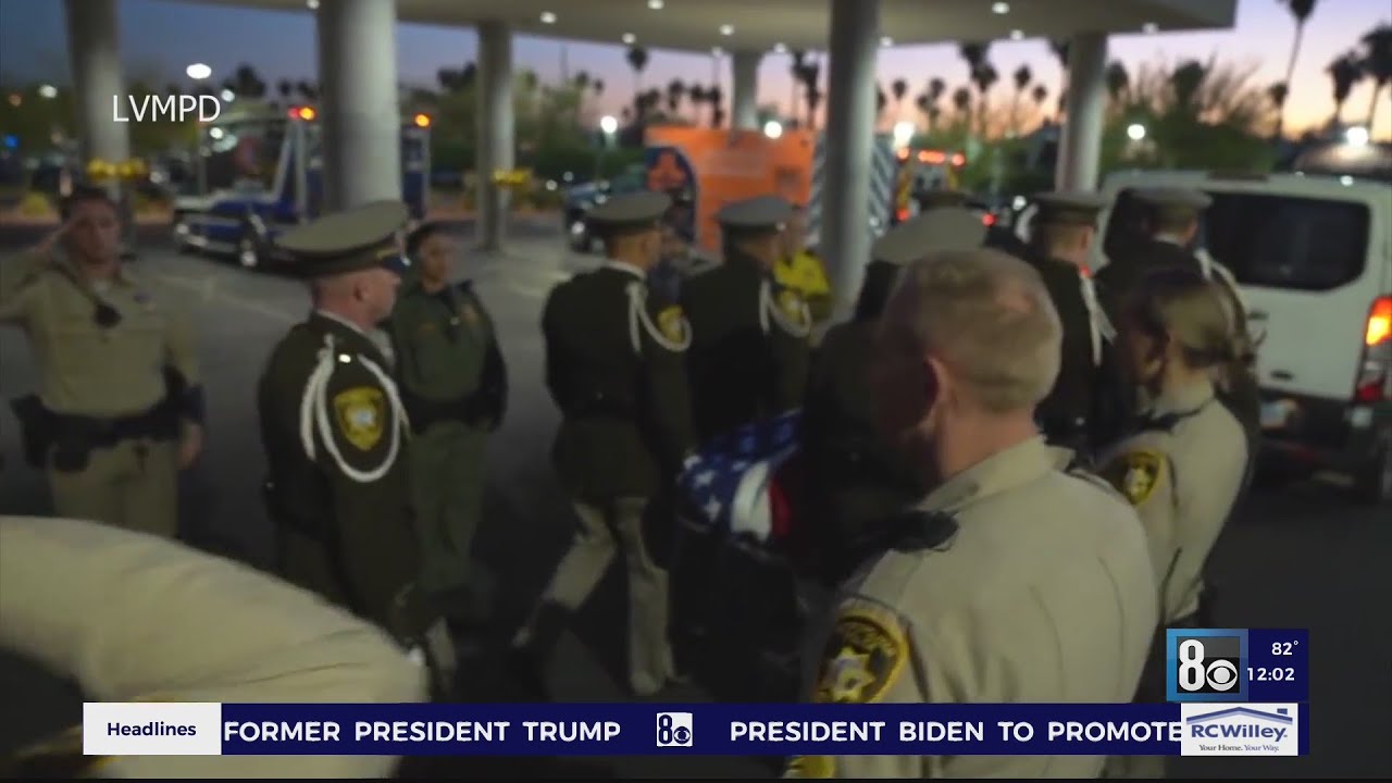 Las Vegas police officer killed in shooting after responding to domestic disturbance call
