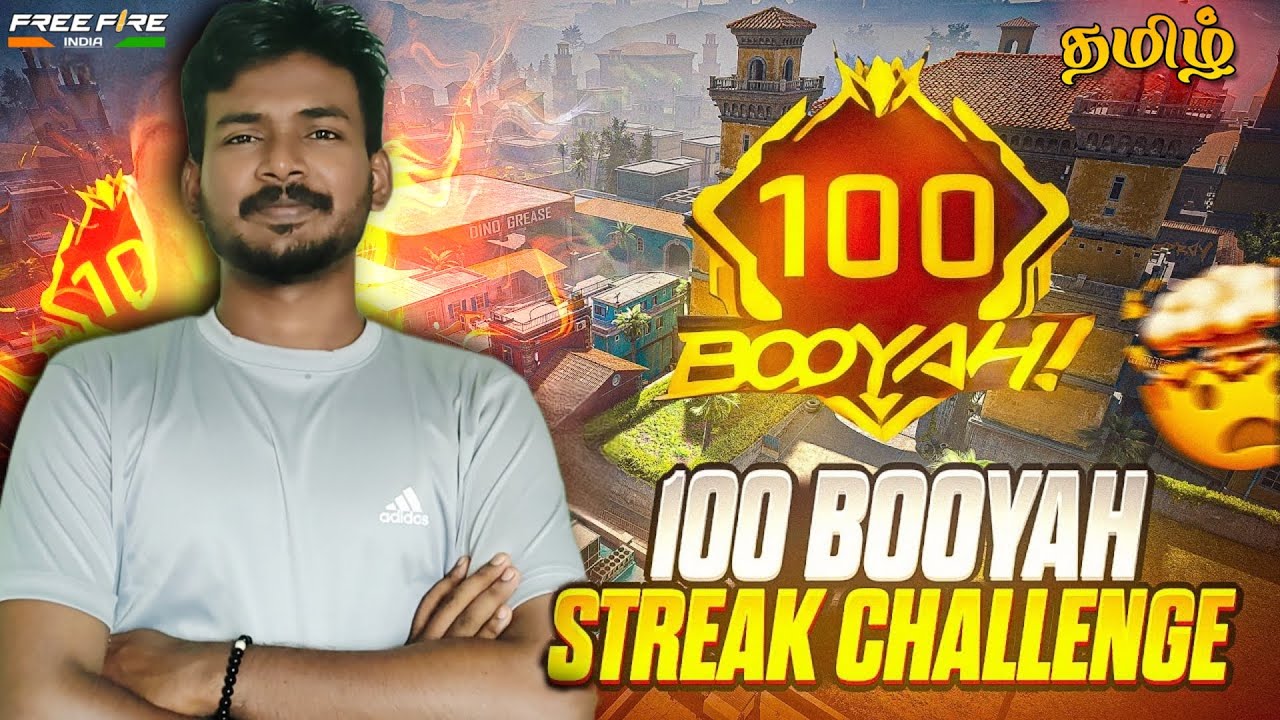 தமிழ் - 🔥100 STREAK CHALLANGE GRANDMASTER PUSH {DAY - 1}🔥||Garena-FreeFire Max Live #matturavi