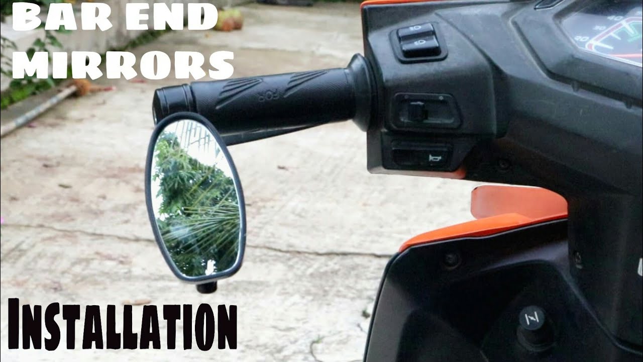 Bar End Mirror Installtion on Honda Dio Scooty | installtion barend mirror on Scooter And Motorcycle