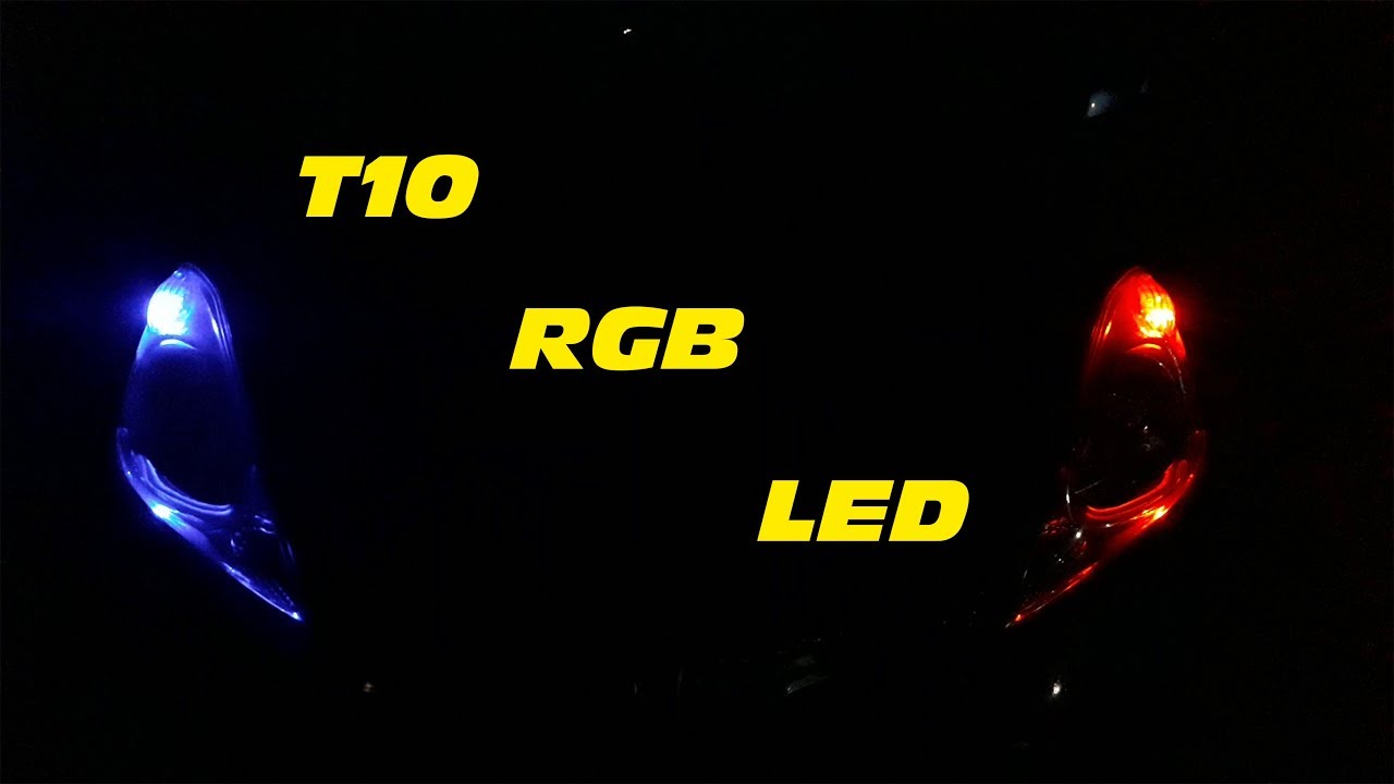 T10 RGB Led Bulb(Install and Demo)
