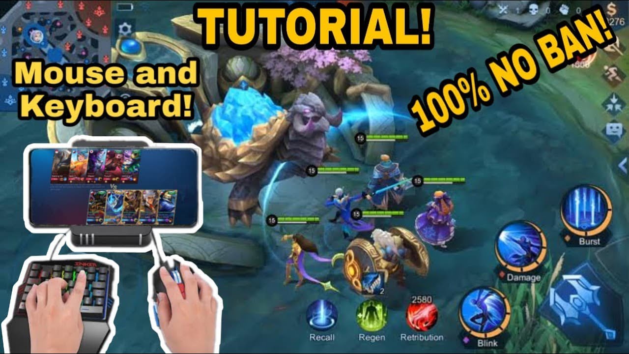 MOBILE LEGENDS USING MOUSE AND KEYBOARD TUTORIAL!