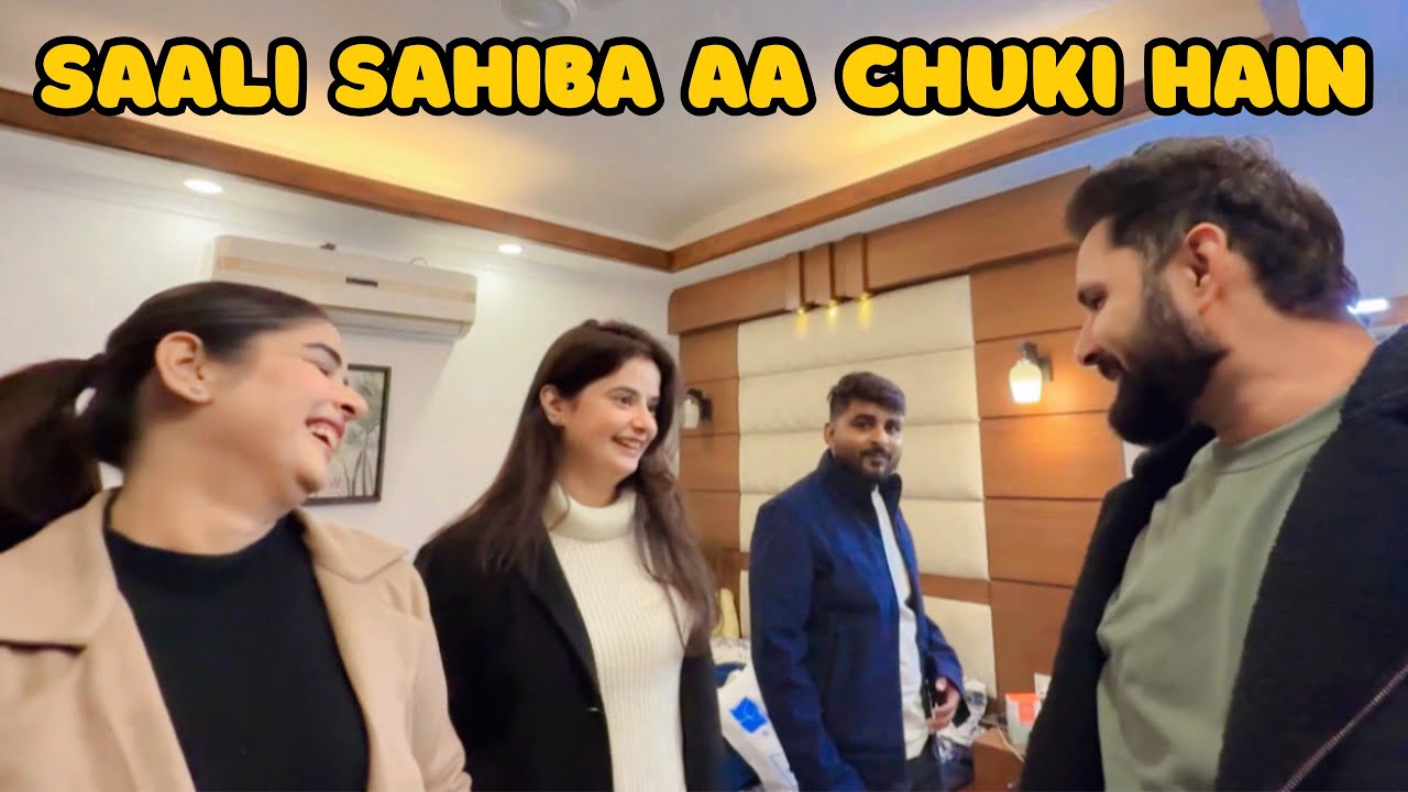Saali sahiba aa gayi | Kashmir ka plan ban gya | Sajid Shilpa Vlogs