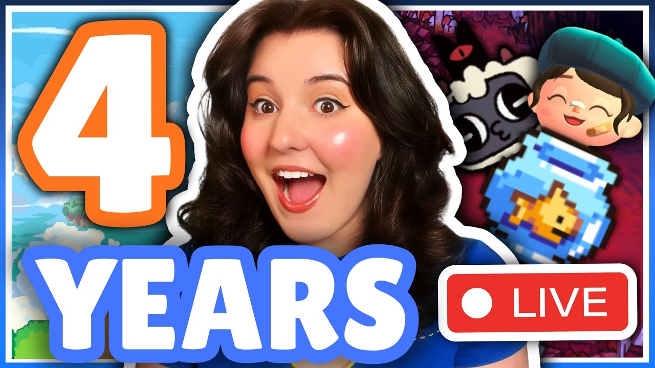 4 YEARS OF COZY LIVE STREAMS!  ✨Ft. My Favorite Games