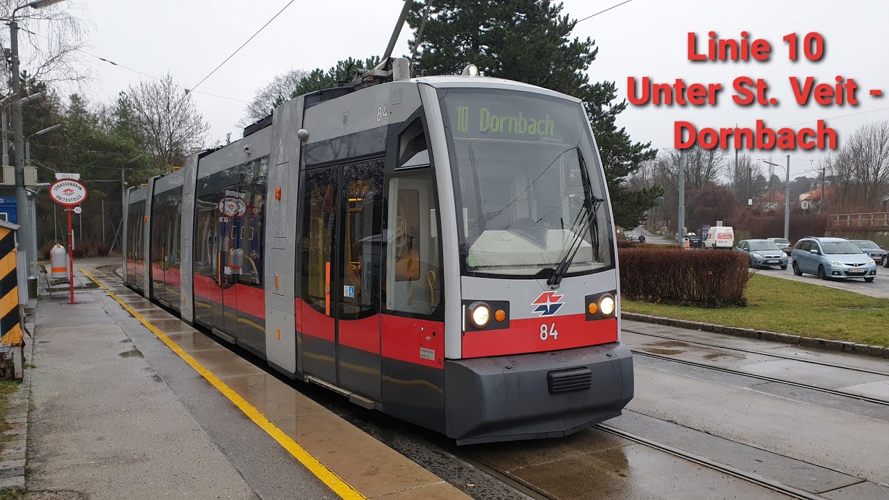 Wien Linie 10 Unter St. Veit - Dornbach (ULF)