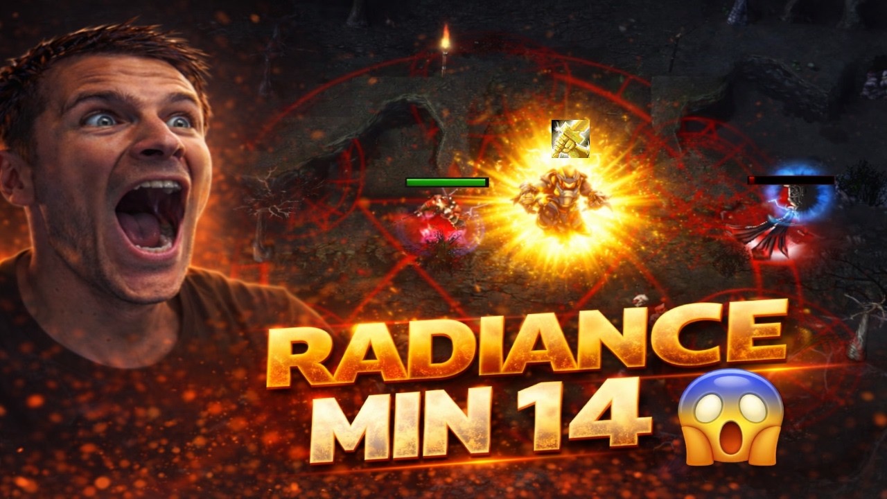 RADIANCE MIN 14 con BLOOD 😱 TOTAL MASSACRE!| Dota 1