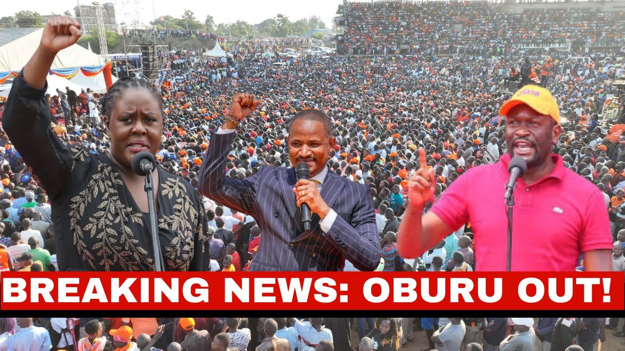 LIVE: WINNIE ODINGA, SIFUNA AND BABU OWINO DE-THROWN OBURU AS PARTY LEADER, KAMUKUNJI GROUNDS
