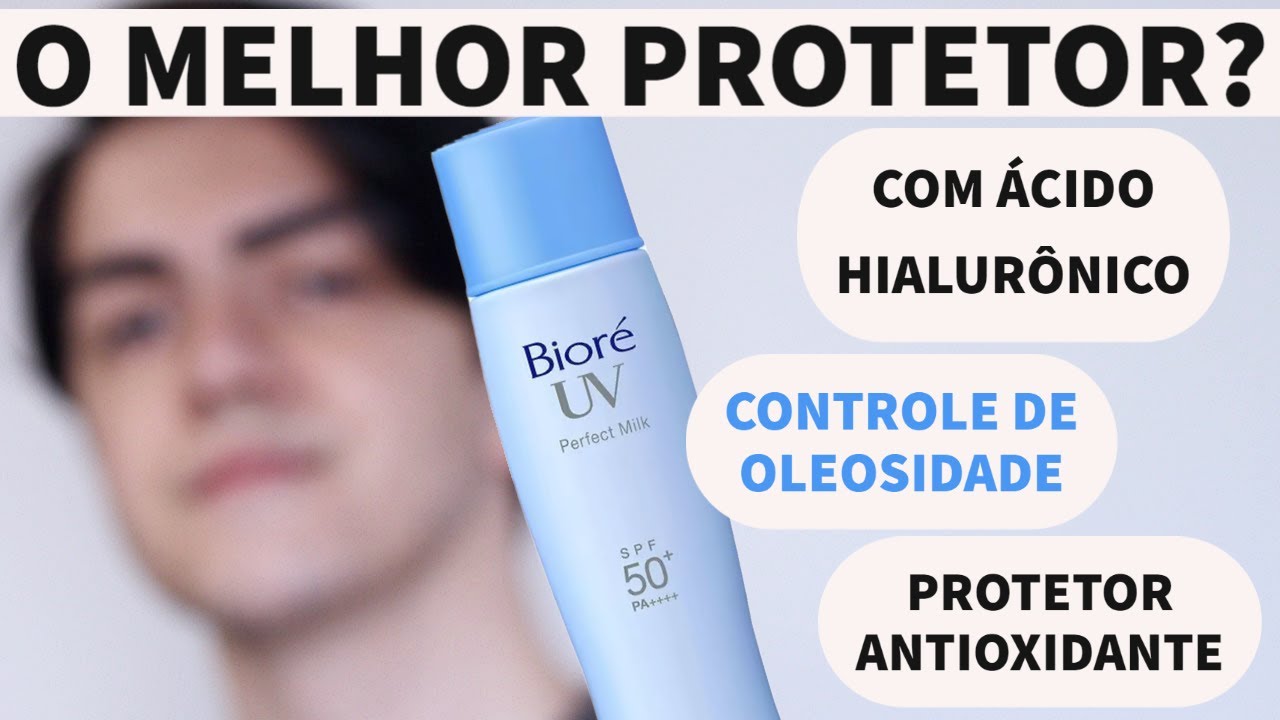ESSE ME CONQUISTOU! Protetor Solar Bioré Perfect Milk com Ácido Hialurônico!