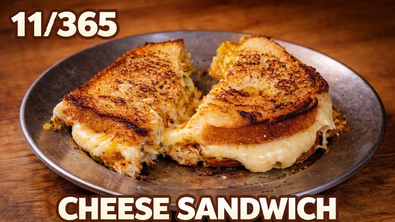 Cheesy & Crispy Sandwich 🧀 | Day 11/365| #cheesesandwich