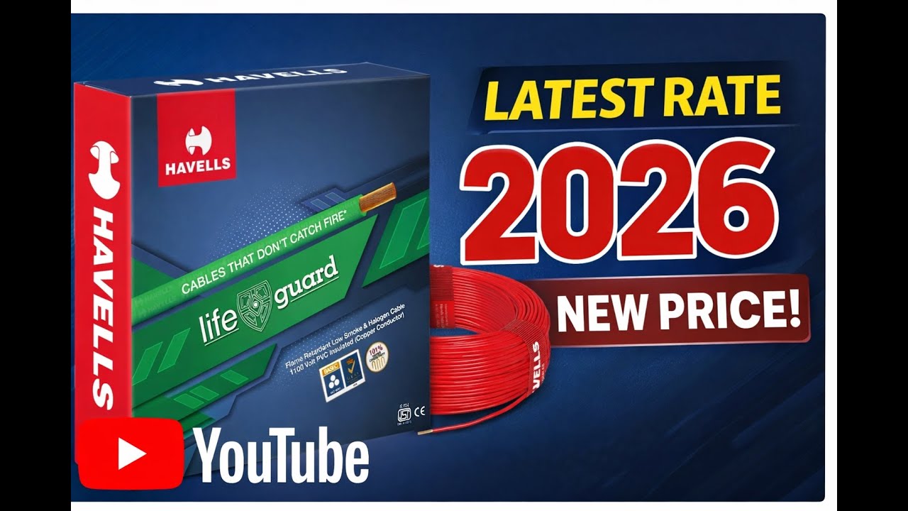 Havells Life Guard wire🔥 असली रेट 2026 | Lifeguard Wire Latest Price 2026 💥 | New Rate List |