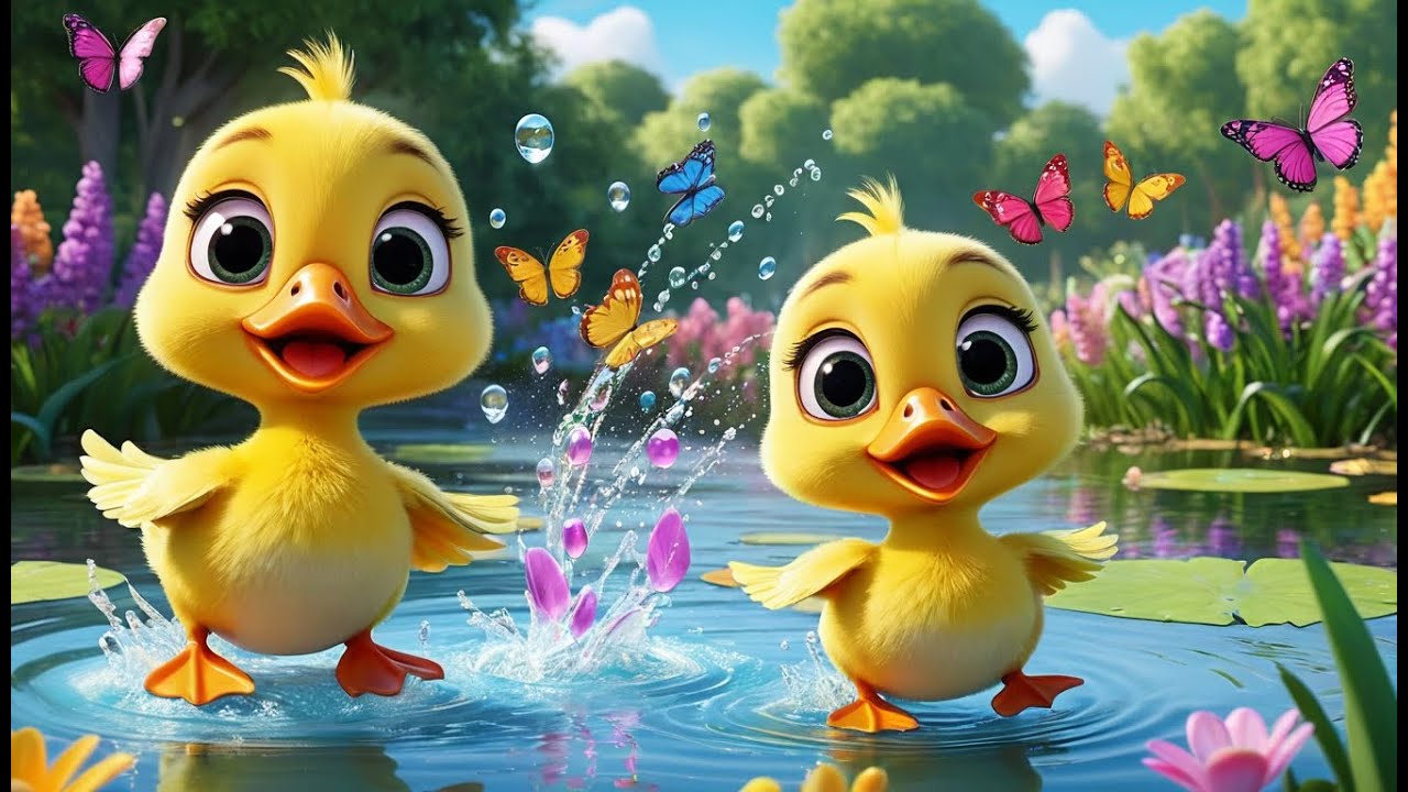 Five Little Ducks | Classic Counting Song for Kids | Mother Duck Nursery Rhyme