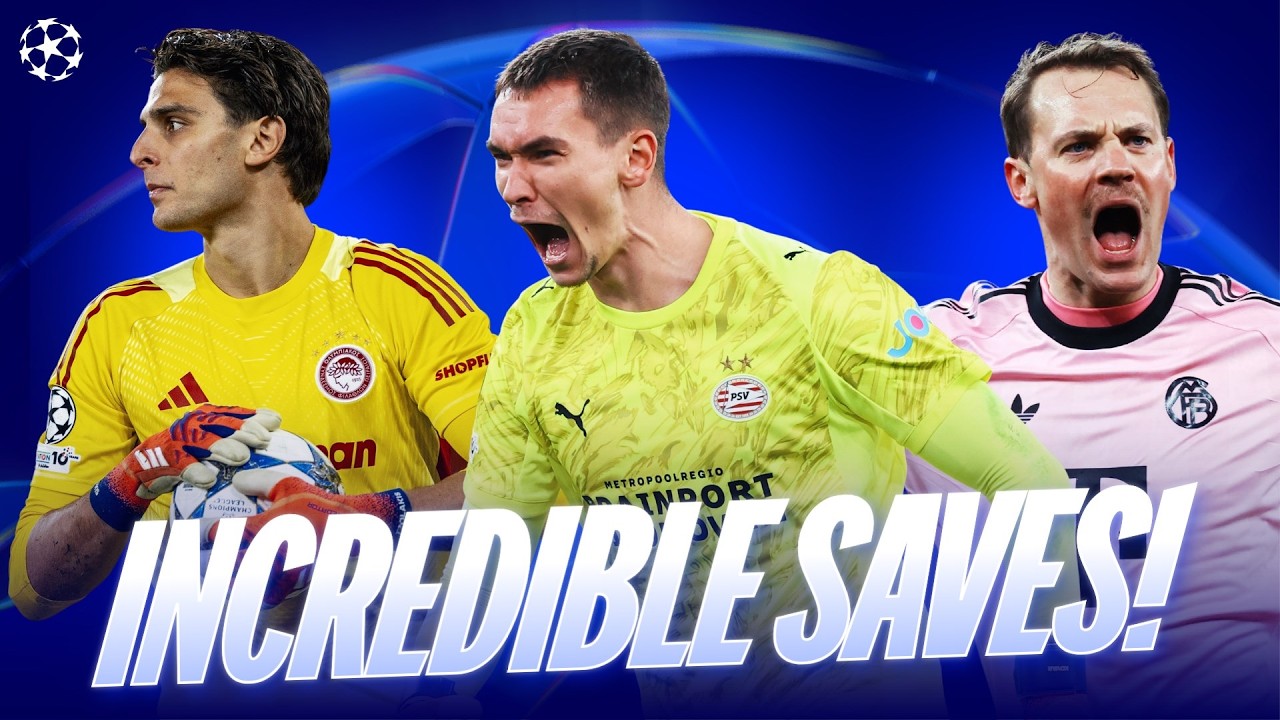 These Champions League Saves Are Incredible! 👏 | Tzolakis, Neuer, Kov&aacute;ř