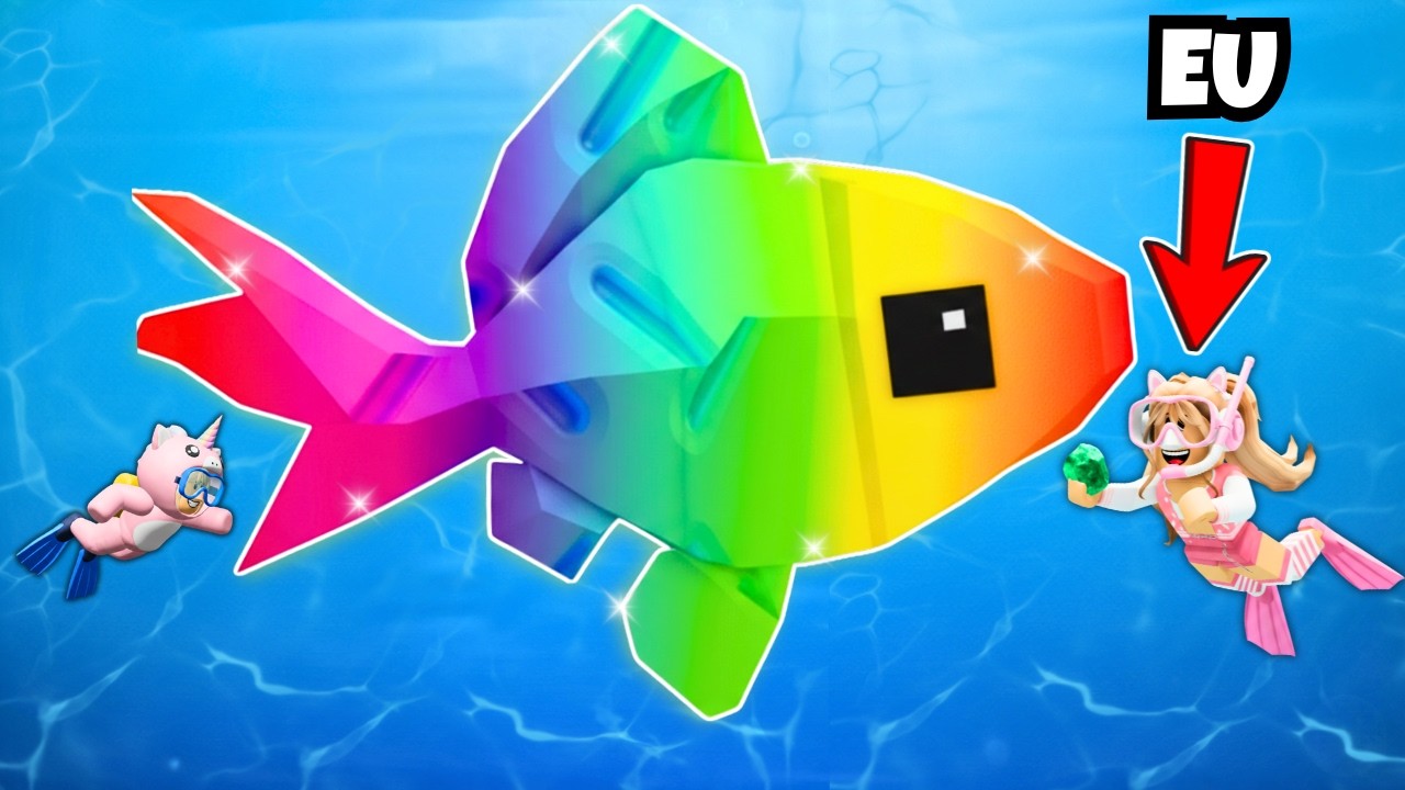PEGAMOS o MAIOR PEIXE no MAR! - ROBLOX